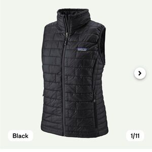Patagonia Black Nano Puff Vest